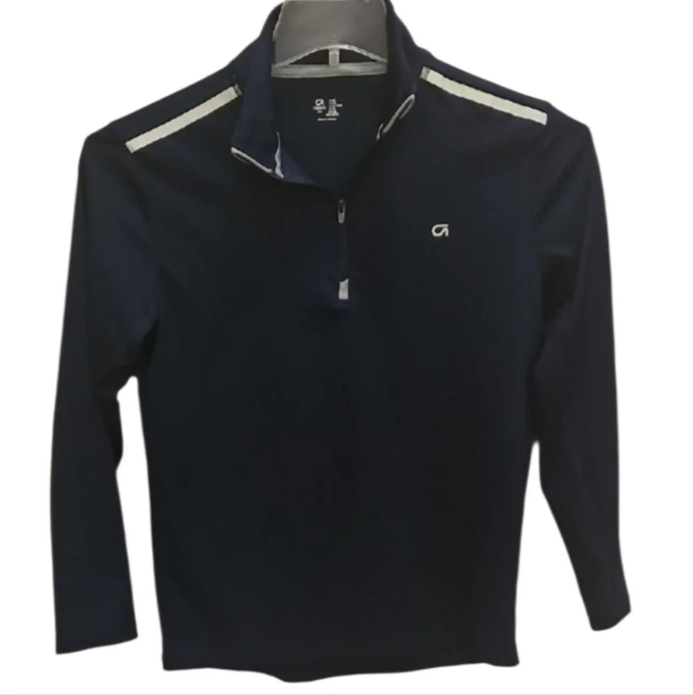 GapFit Navy Quarter Zip Fleece Kids Size XL